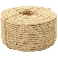VidaXL Seil 100% Sisal 10 mm 50 m
