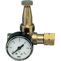 KAYSER Propankleindruckregler Mini m.Manometer 0,5-4bar 6 kg/hW 21,8x1/14Zoll LH