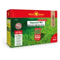 WOLF-Garten Premium-Rasen mit Starter-Dünger L 50 SM für 50m2;