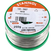 Stannol HS10-Fair Lötzinn Spule Sn99,3Cu0,7 250g 0.5mm