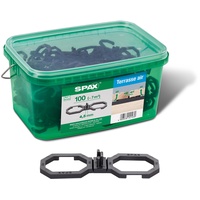 SPAX Air Abstandhalter 4,5 mm Kunststoff Schwarz 100 Stück