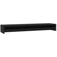 VidaXL Monitorständer Schwarz 100x24x13 cm Holzwerkstoff