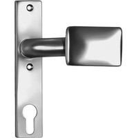 AMF Türknopf-Kurzschild 486Z fest LM F1/silberf.4-KT.8mm