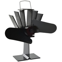 VidaXL Kaminventilator mit 2 Blättern 12,5 x 21,5 cm