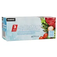 Papstar Gefrierbeutel, LLDPE 3 l 32 cm x 25