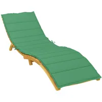 VidaXL Sonnenliegen-Auflage Grün 200x60x3 cm Oxford-Gewebe