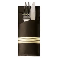 Papstar 86701 Papiertüte schwarz, Cremefarben