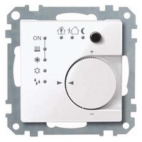 Merten 616725 KNX Raumtemperaturregler UP/PI mit Tasterschnittstelle 4fach, aktivweiß
