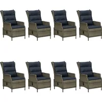 VidaXL Garten-Essgruppe 9-tlg. braun 3067937