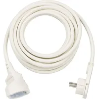 Brennenstuhl 1168980250 Strom Verlängerungskabel Weiß 5.00 m H05VV-F 3G