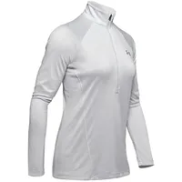 Under Armour Tech 1/2-Zip langarm Sweatshirt Damen 014 halo