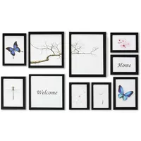 Nielsen Design Nielsen 10er Frame Set schwarz Kunststoff Wechselrahmen