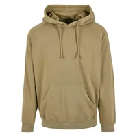 URBAN CLASSICS Overdyed Kapuzenpullover Green Khaki M
