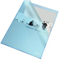 Esselte Sichthüllen A4, PP, blau, VE=100 Stück