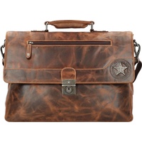 Billy The Kid Ranger A4 Aktentasche Leder 40 cm