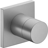 Keuco Ixmo Fertigmontageset 59541170002 Aluminium-finish, Unterputz-Absperrventil, Griff Pure, eckig