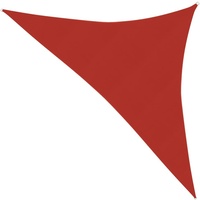VidaXL Sonnensegel 160 g/m2 Rot 3,5x3,5x4,9 m HDPE