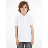Tommy Hilfiger Kurzarm-poloshirt Bright White 8 Jahre