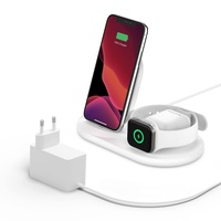 Belkin BoostCharge 3-in-1 Wireless Charger for Apple Devices weiß