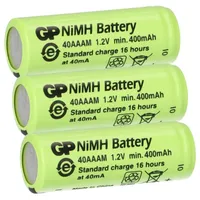 GP 3x GP Akku 2/3 AAA 1,2V / 400mAh