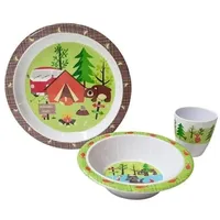 Gimex Kids Line Kindergeschirr, Adventure 3-teilig,