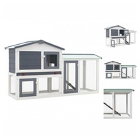 VidaXL Kleintierkäfig Großer Kaninchenstall 145 x 45 x 85