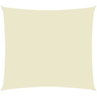 VidaXL Sonnensegel Oxford-Gewebe Rechteckig 6x7 m Creme