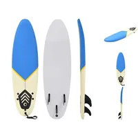 VidaXL Surfbrett 170 cm Blau und Creme
