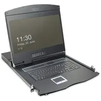 Digitus 19" KVM Konsole 8-Port VGA, deutsche Tastatur