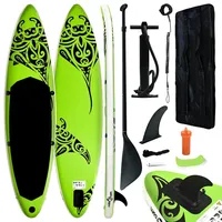 VidaXL Aufblasbares Stand Up Paddle Board Set 366x76x15 cm