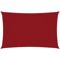 VidaXL Sonnensegel Oxford-Gewebe Rechteckig 4x7 m Rot