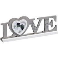 Walther design Walther Love Schriftzug 8x7,7 Holz Portrait grau