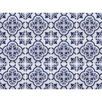 Home Affaire Fliesenaufkleber HOME AFFAIRE "blaue Ornamente", blau (weiß,