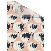 Lichtblick Fensterfolie selbstklebend, Sichtschutz, Jumbo Flowers on salmon -