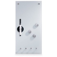 Zeller Glas-Magnettafel 20,0 x 40,0 cm weiß