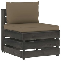 VidaXL Modulares Mittelsofa grau/taupe