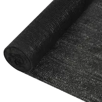 VidaXL Zaunblende 1,5 x 25 m schwarz