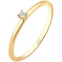 Elli DIAMONDS Verlobung Solitär Diamant (0.015 ct.) 585 Gelbgold