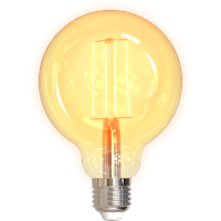 Deltaco Smart Home LED-lampe filament E27 WiFI 5.5W G95