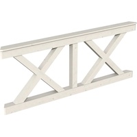 SKANHOLZ SKAN Holz Brüstung Andreaskreuz 210 x 84 cm,