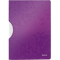 Leitz WOW ColorClip Klemmmappe (A4, PP) violett