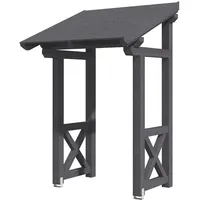 SKANHOLZ Vordach Potsdam 4 176 x 156 cm schiefergrau