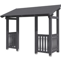 SKANHOLZ Vordach Paderborn 6 336 x 156 cm grau