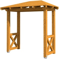 SKANHOLZ Vordach Wismar 4 258 x 126 cm eiche