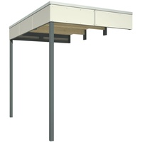 SKANHOLZ SKAN HOLZ Seitliche Überdachung für CrossCube 168 x