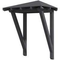 SKANHOLZ Vordach Wesel 188 x 126 cm schiefergrau