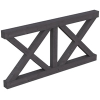 SKANHOLZ SKAN HOLZ Brüstung Andreaskreuz 170 x 84 cm