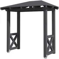 SKANHOLZ Vordach Wismar 4 258 x 126 cm schiefergrau