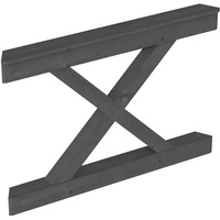 SKANHOLZ Skan Holz Brüstung Andreaskreuz 120 x 84 cm