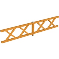 SKANHOLZ SKAN HOLZ Brüstung Andreaskreuz 465 x 84 cm,